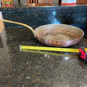 Mauviel copper fry skillet 10.75 in